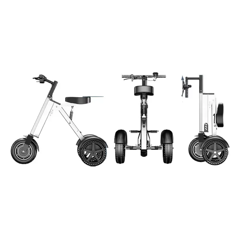 350W Brushless Motor Foldable Electric Scooter Aluminum Alloy Frame Hydraulic Disc Brake 25-45km Range 20km/h Speed Portable