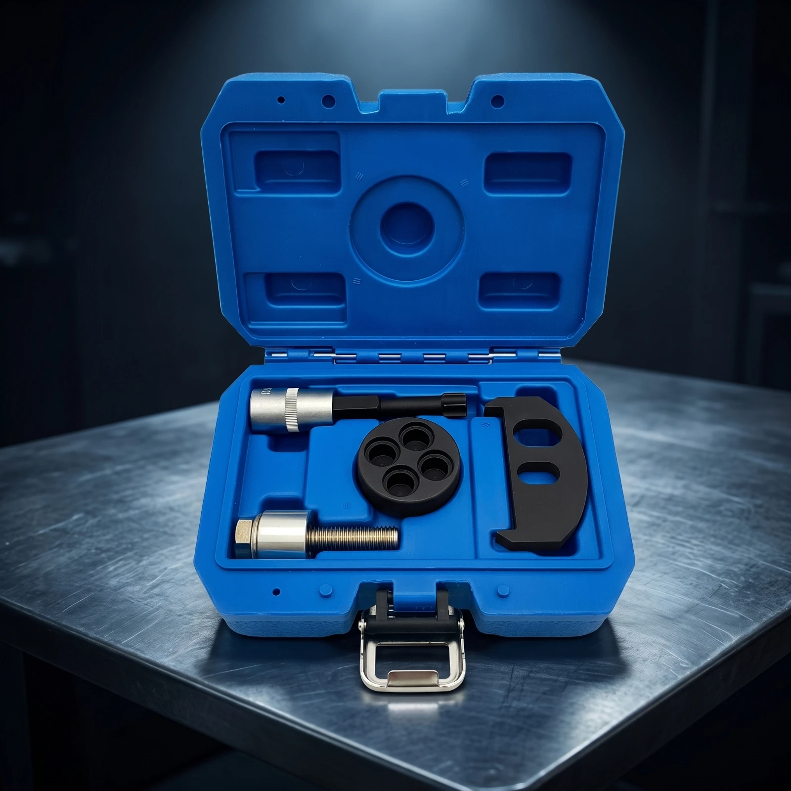 Crankshaft Rotation Tool Kit Organized Crankshaft Rotation Tool Compact Sturdy for Mechanics, Auto Repair Shop, Garage