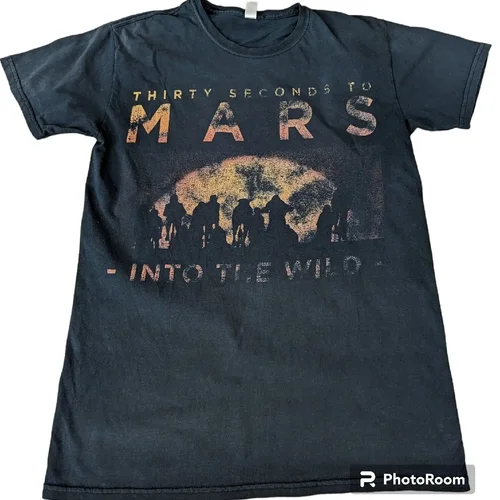 서른 세컨즈 투 더 와일드 월드 투어 티셔츠, 2005/06 블랙 미디엄  Best5