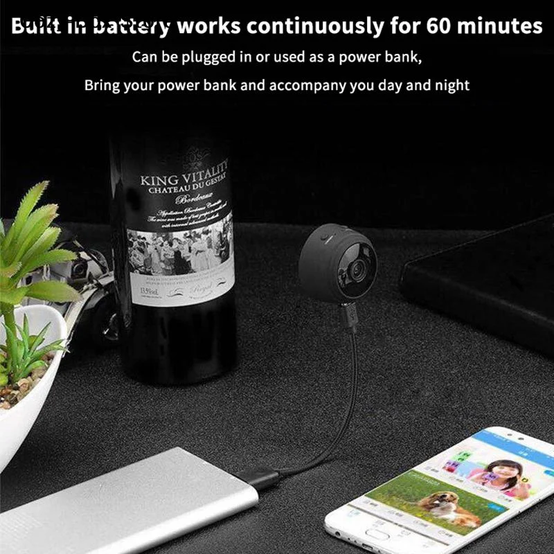 [ZY]Wireless WiFi Camera A9 Mini Video Recorder Camera Security Monitoring Camera Intelligent Home Security For Infants[ZY]