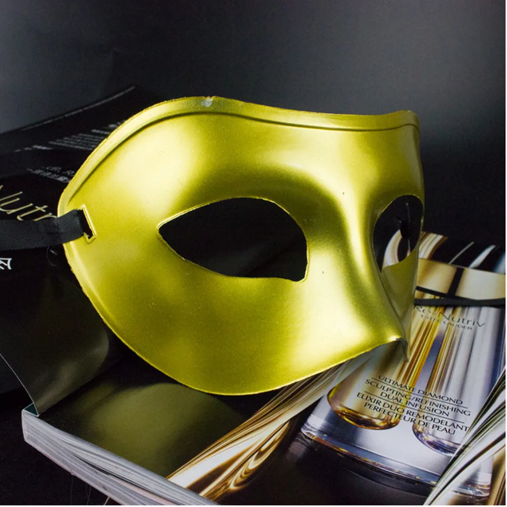 NEW Men's Half Face Spray Painted Mask Gentleman Jazz Performance Ball Maskwholesale 20pcs/lot