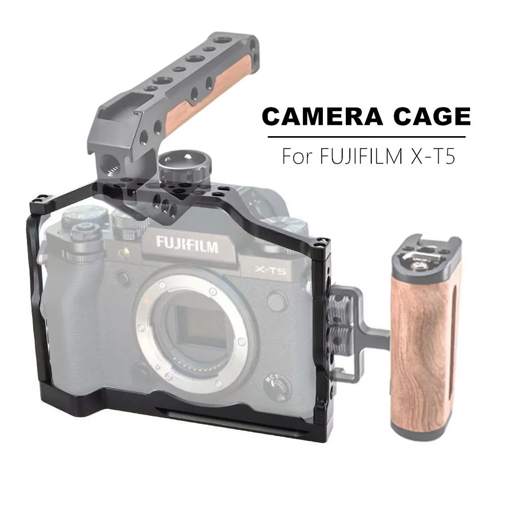 

Защитная рамка для камеры Fujifilm Fuji X-T5 XT5, профессиональная защитная рамка с быстросъемной пластиной Arca, совместимая со стабилизатором и штативом.