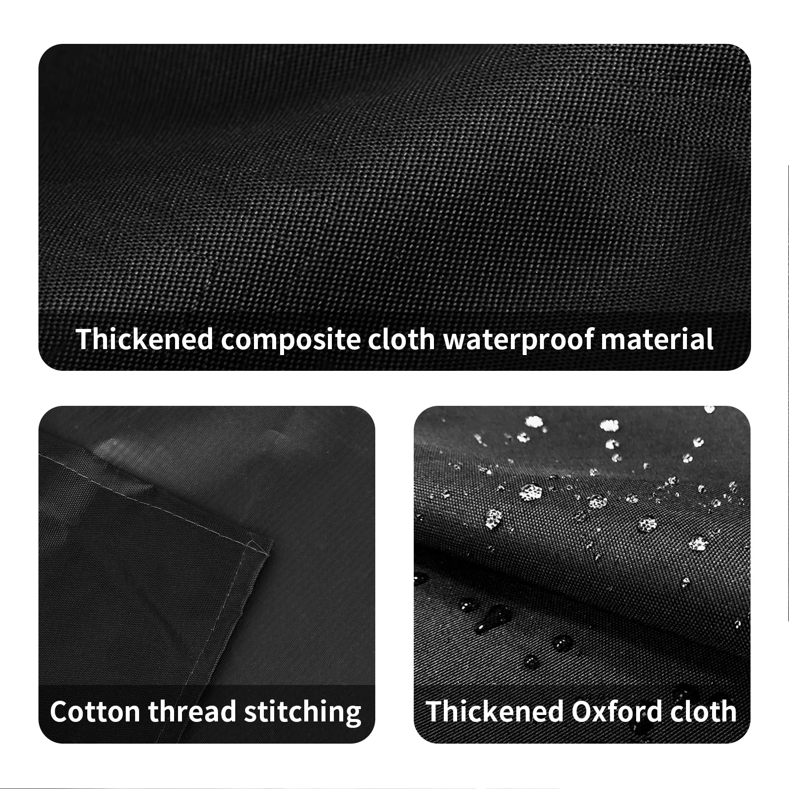 DCHOA 1Set Car Door Cover Waterproof Thickened Oxford cloth Protective Guard Cloth Auto Detailing Window Tint Cleaning Tools