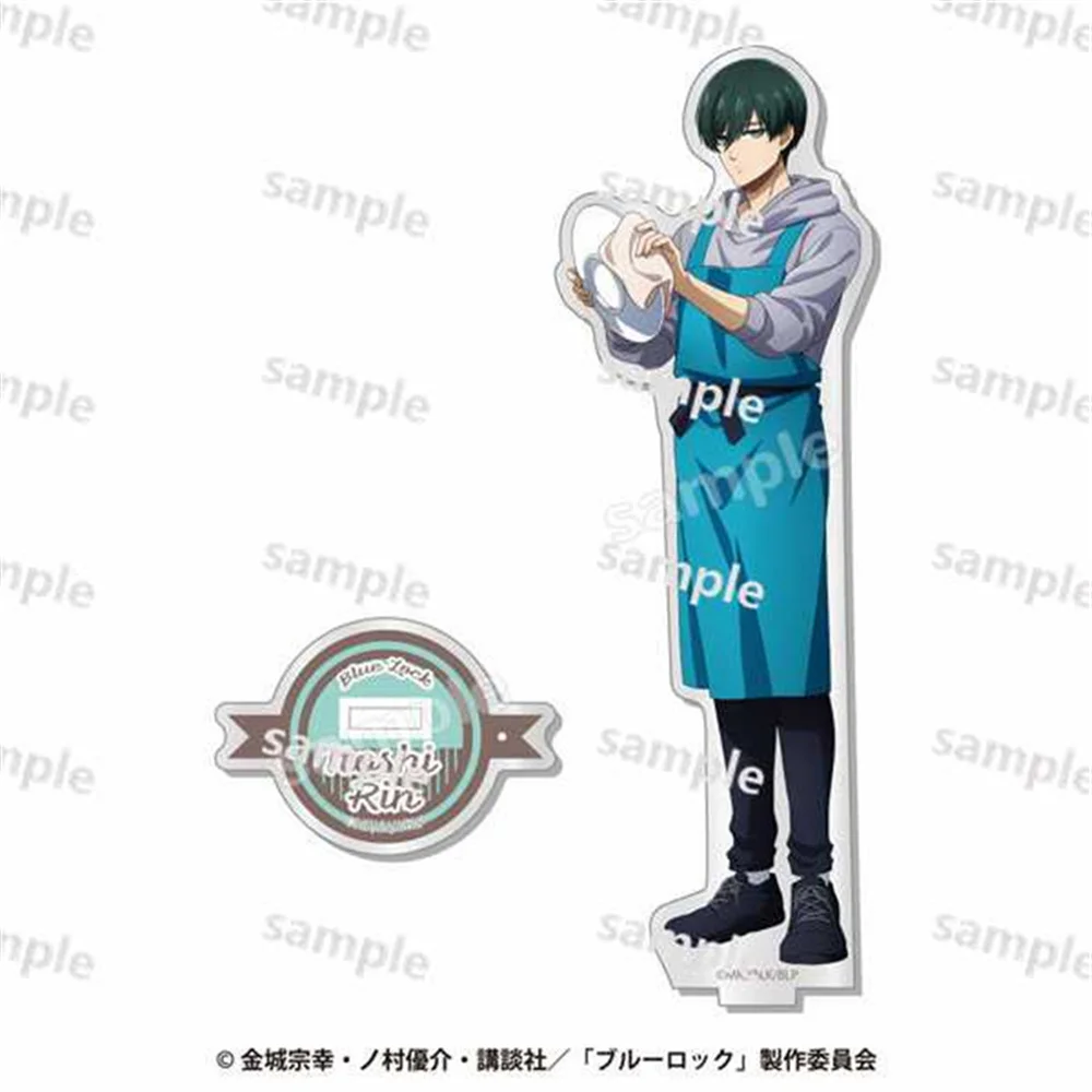 Anime BLUE LOCK Hot Figure Nagi Seishiro Mikage Reo Acrylic Stands Itoshi Rin Model Decor Toy Birthday Gift Fans Collection 15CM