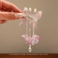 New Spring Fashion Butterfly Flower Tassel Hair Clips For Women Girls Kids Toddler Sweet Hair Barrettes Styling Hair Accessories - Image 6