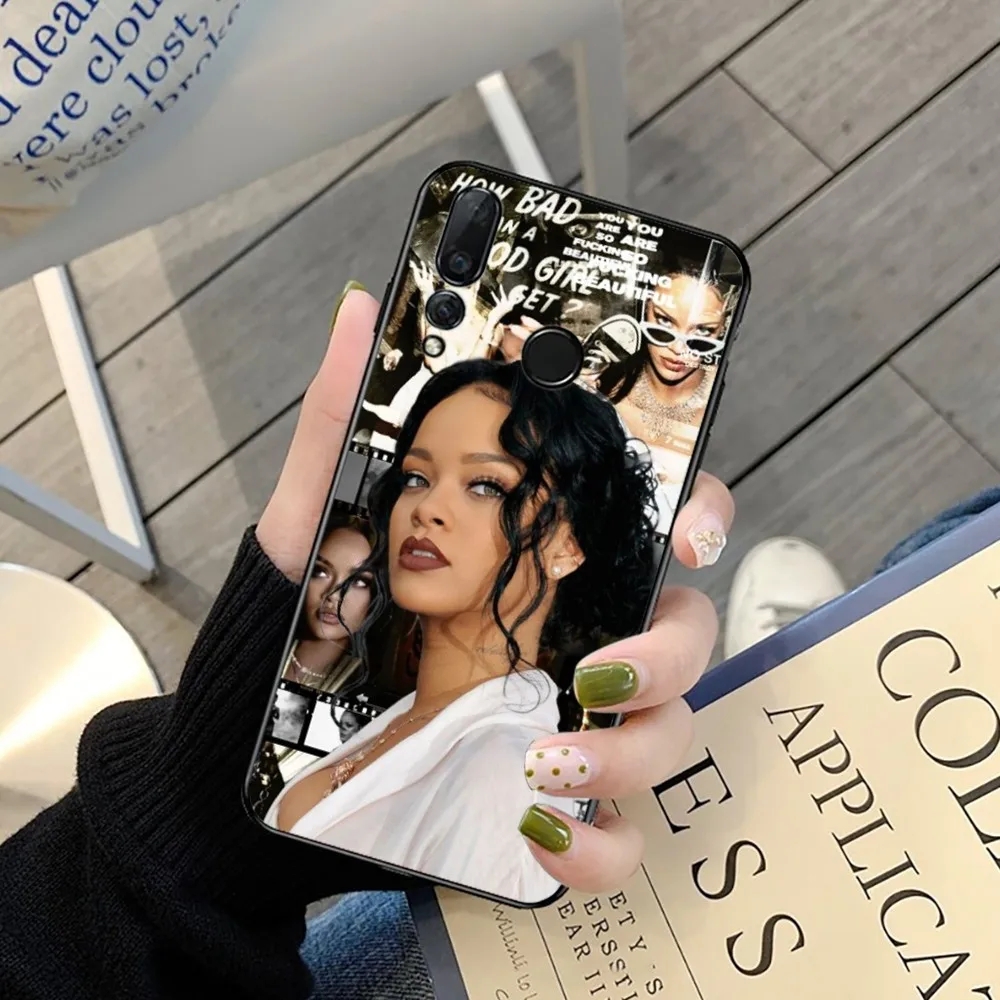 S-singer R-rihannar Mousepad For Huawei Y9 6 7 5 Prime Enjoy 7s 7 8 plus 7a 9e 9plus 8E Lite Psmart Shell