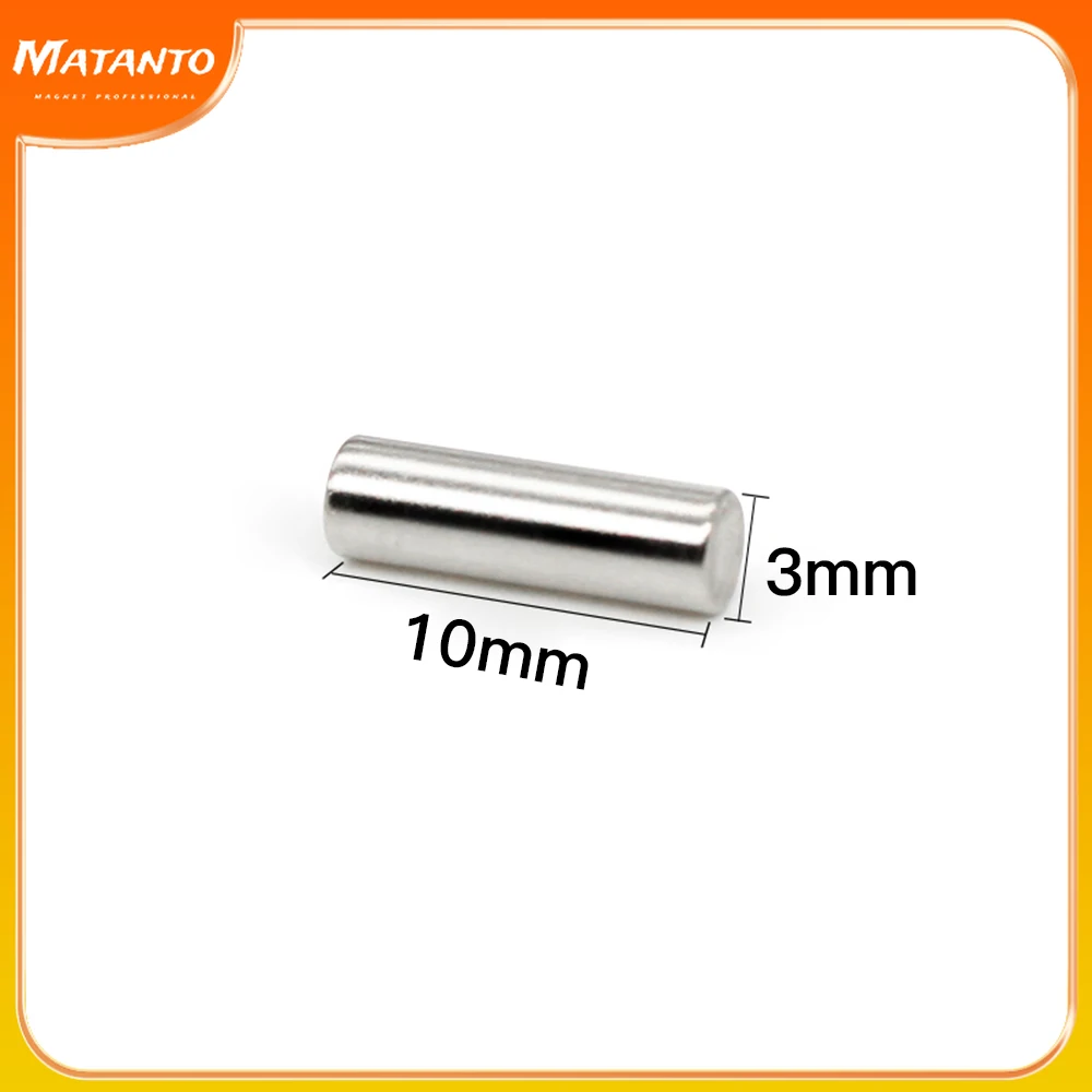 20/50/100/200/500PCS 3x10 Strong Cylinder Rare Earth Magnet 3mm*10mm Round Neodymium Magnets 3x10mm Mini Small Magnet Disc 3*10