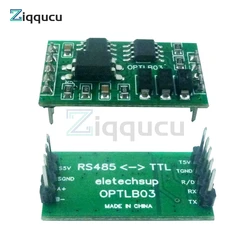 Industrial Grade RS485 to TTL232 UART Isolated communication Surge Protection Module for PLC MCU FPGA