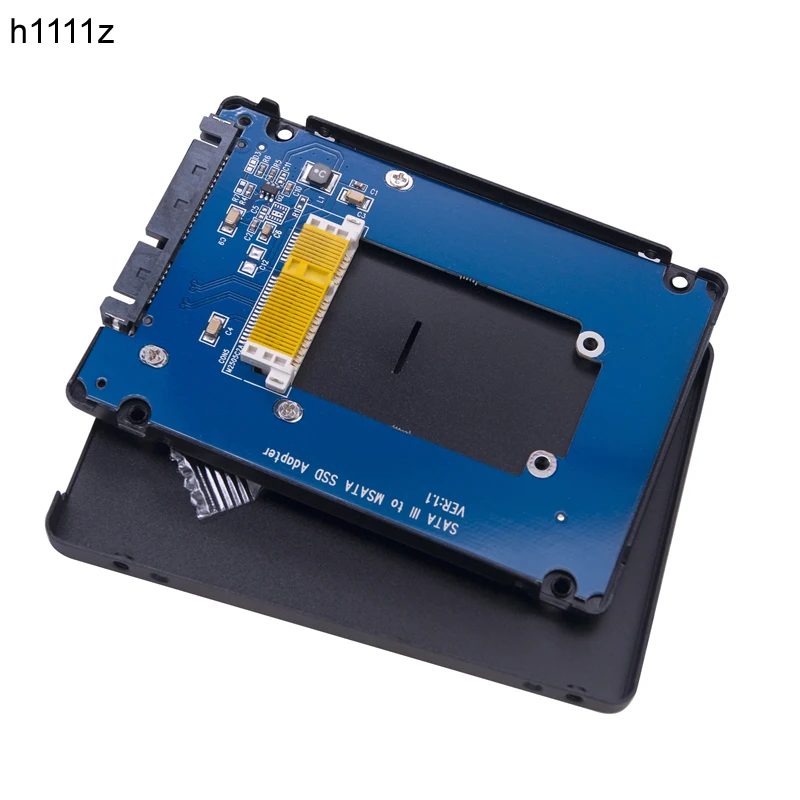 

NEW mSATA to SATA 3.0 SSD Enclosure Aluminum Case mSATA External Case Box mSATA to 2.5" SATA3.0 6Gbps SSD Adapter for M-SATA SSD