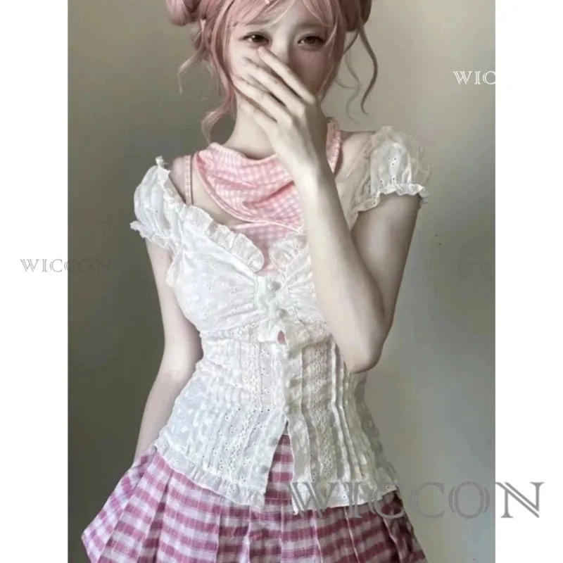 

Anime NANA Komatsu Nana Cosplay Costume Girl Pink Skirt Date Outfits Cute Uniform Carnival Masquerade Party Clothes