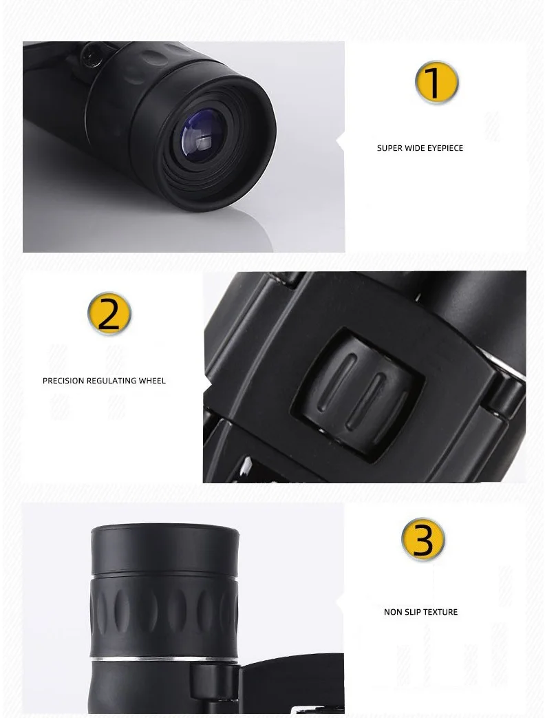 8x21 Small Compact Lightweight Binoculars for Concert Theater Opera Mini Pocket Folding Fully Coated Lens For Travelling