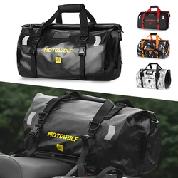 40L/66L/90L Motorcycle Waterproof Tail Bags Back Seat Bags Travel Bag Motorbike Scooter Sport Luggage Rear Seat Bag Pack