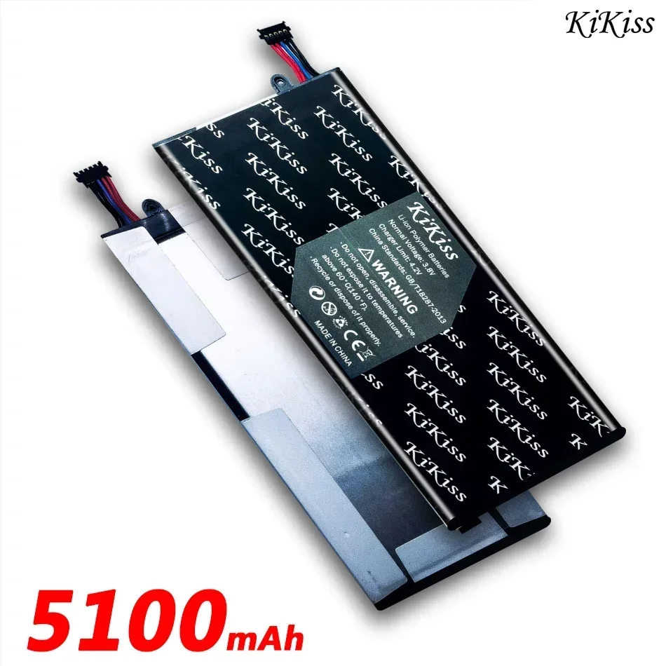 KiKiss Battery For Samsung Galaxy Tab 4 3 2 10.1 8.0 7.0 SM T530 GT P3100 P3110 P6200 P5200 Bateria T4000E T4450E T4500E