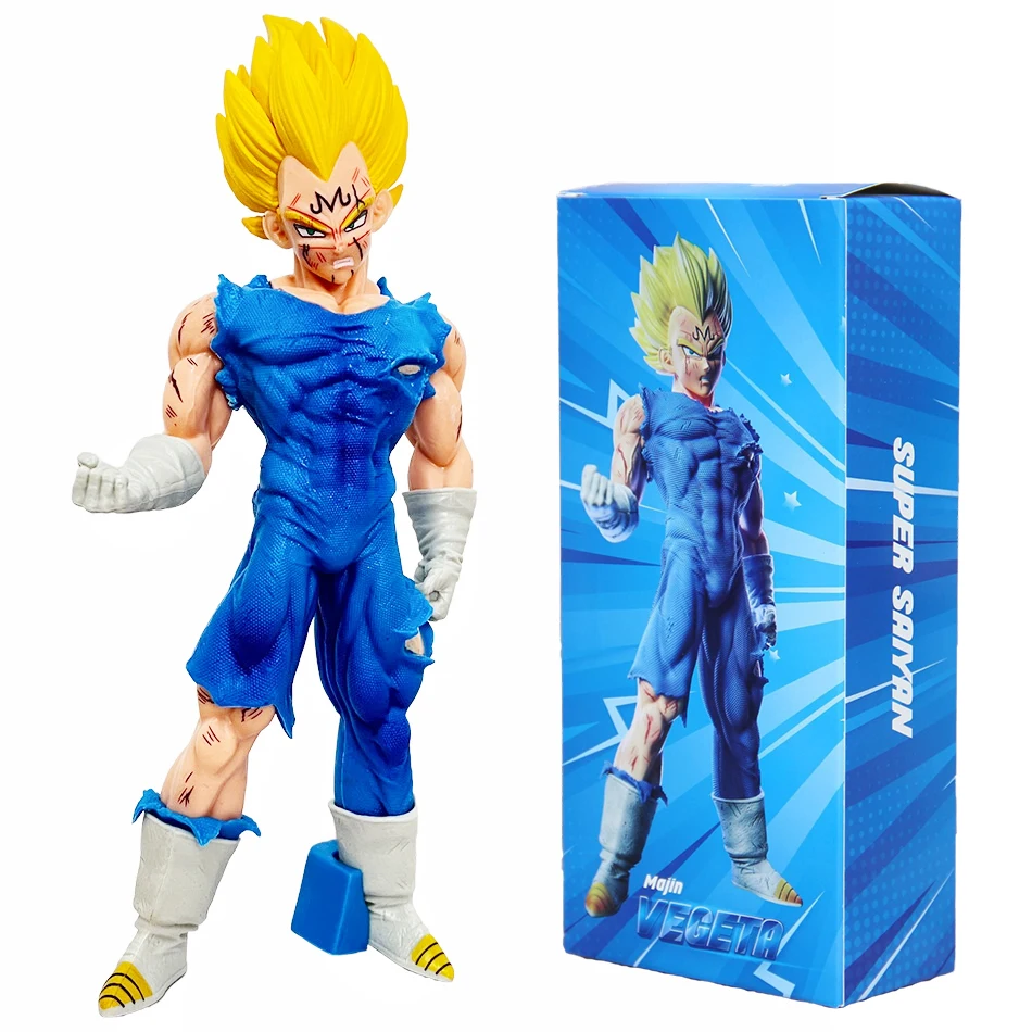 

Dragon Ball Anime Super Saiyan Prince Vegeta Model Figure PVC Model Demonized Standing Character Handmade Anime Accessories