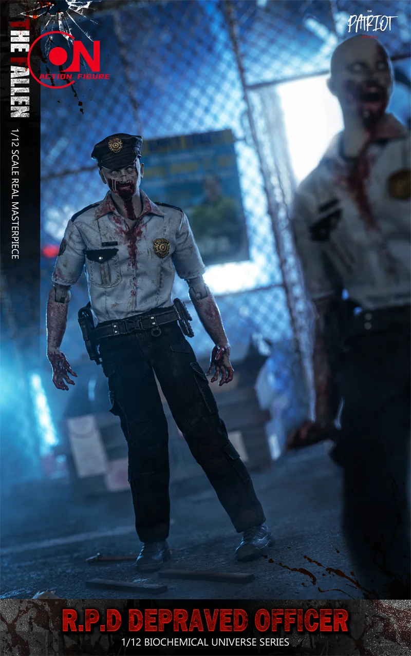 Patriot studio 1/12 RPD officier défini colère déchu figurine modèle 6.7 "mâle soldat figurine corps poupée ensemble complet