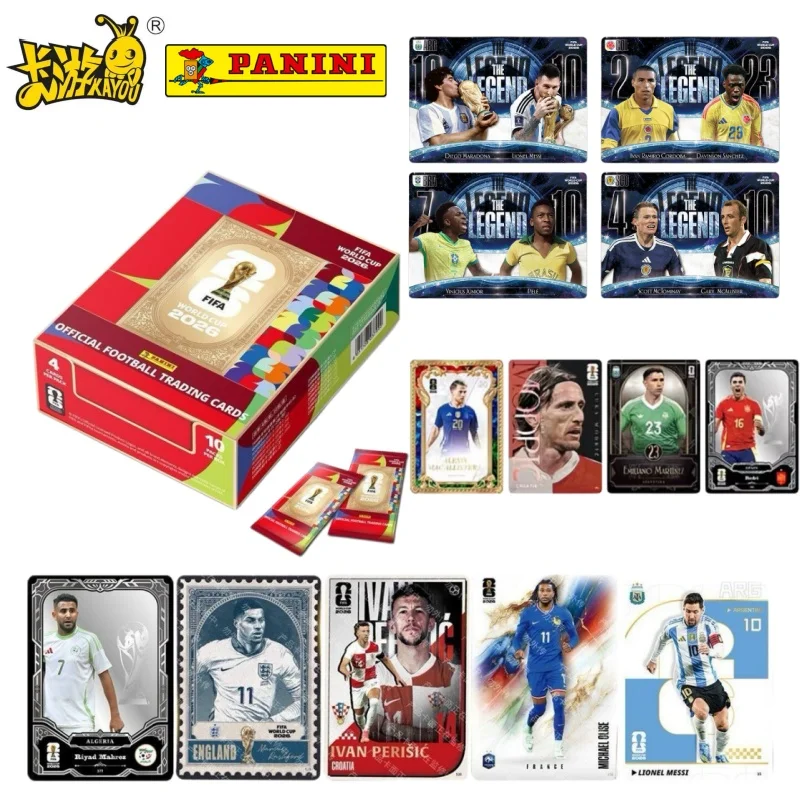

Original KAYOU PANINI 2026FIFA World Cup Official Football Panini Soccer Star Collection Limited Card Fans Souvenir Collect Card