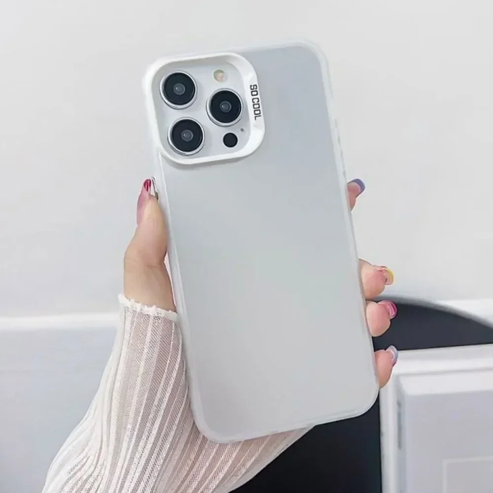 For Realme C65 C67 4G 5G Case RealmeC61 C63 Silver IMD Phone Case For Realme C65 C67 Luxury Matte Color Shockproof Cover Fundas