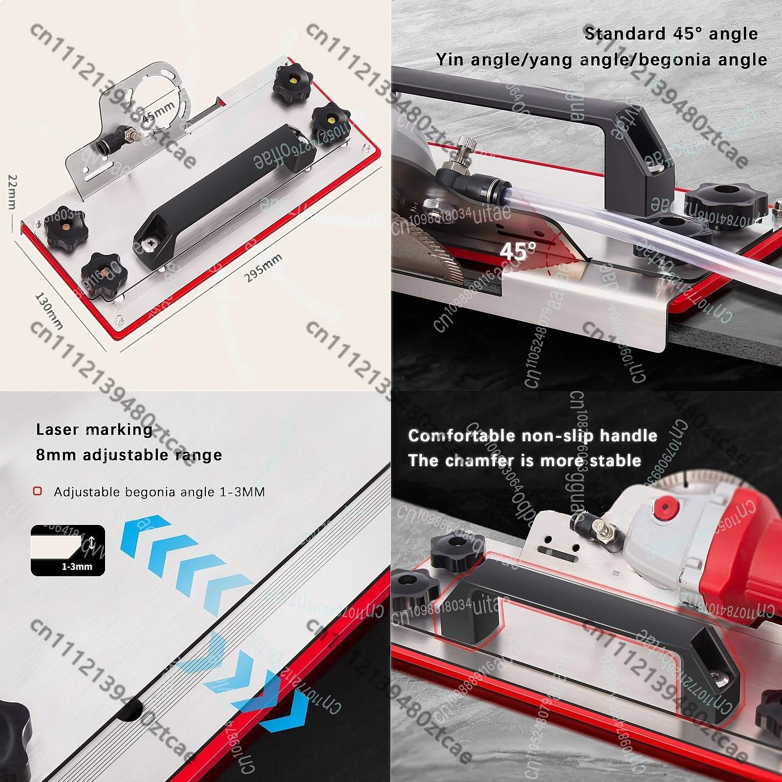 Angle Grinder 45 Degree Chamfering Cutter Tile Corner Tool 100 Type Universal