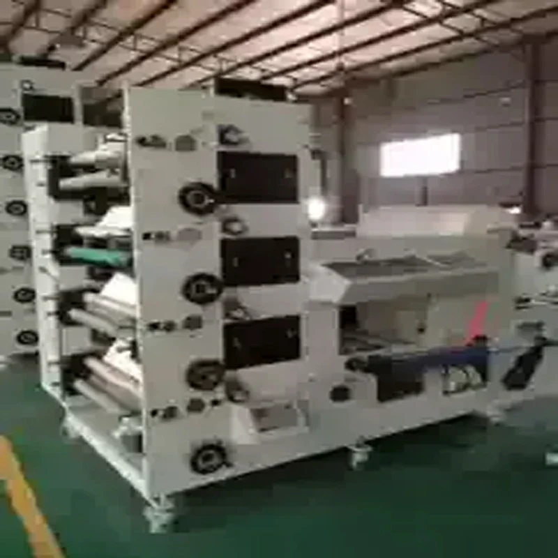 High Efficiency Flexo Printing Press Machine Automatic Paper Cup Paper Bowl Making Fan Blank Offset Printer Production Line