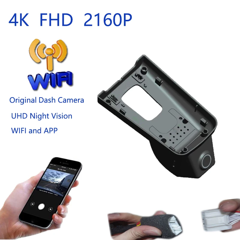 

4K Plug And Play Car Video Recorder Wifi DVR Dash Camera For BYD Seal 05 Qin Plus DM-I 2025 Dashcam Night Vision