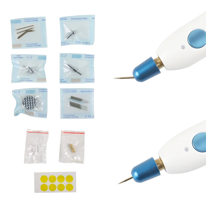 Chirurgische sterile Nadel Mini Maulwurf Entfernung Stift Nadeln für Spot Maulwurf Sommersprossen Plasma Punkt Stift Maschine Zubehör Schönheit Ausrüstung