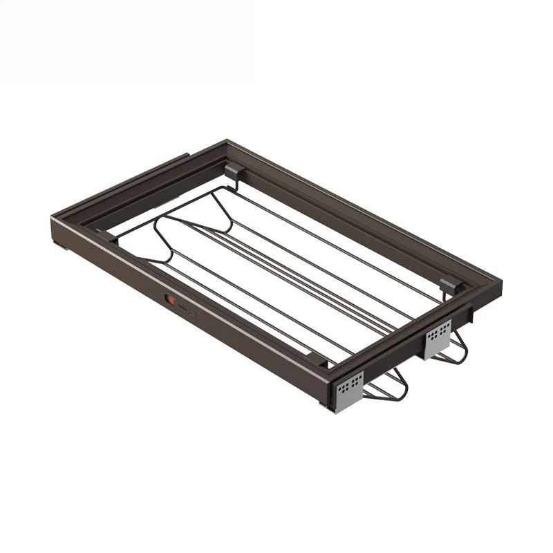 Push-pull damping shoe rack High-end cushioning damping wardrobe shoe rack