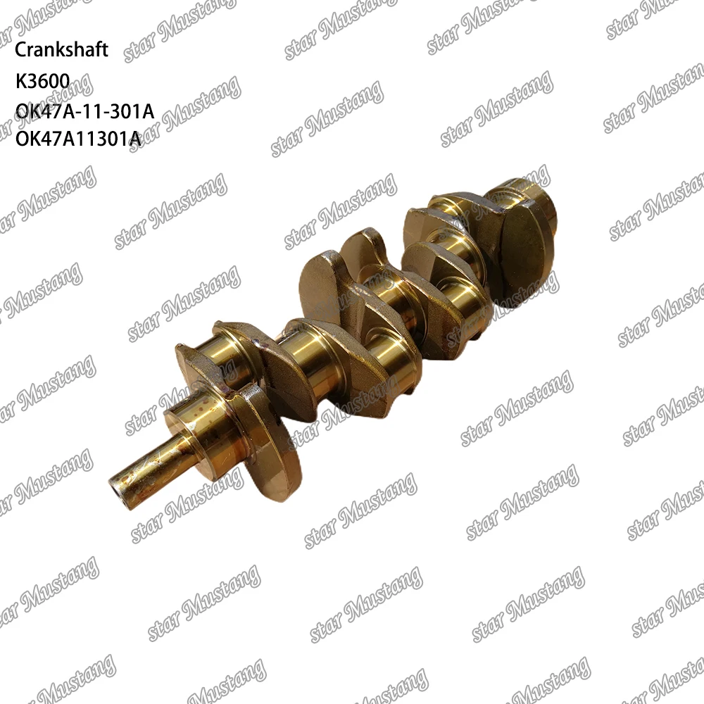 K3600 Crankshaft SH OK47A-11-301A OK47A11301A Suitable For MAZDA Engine Parts