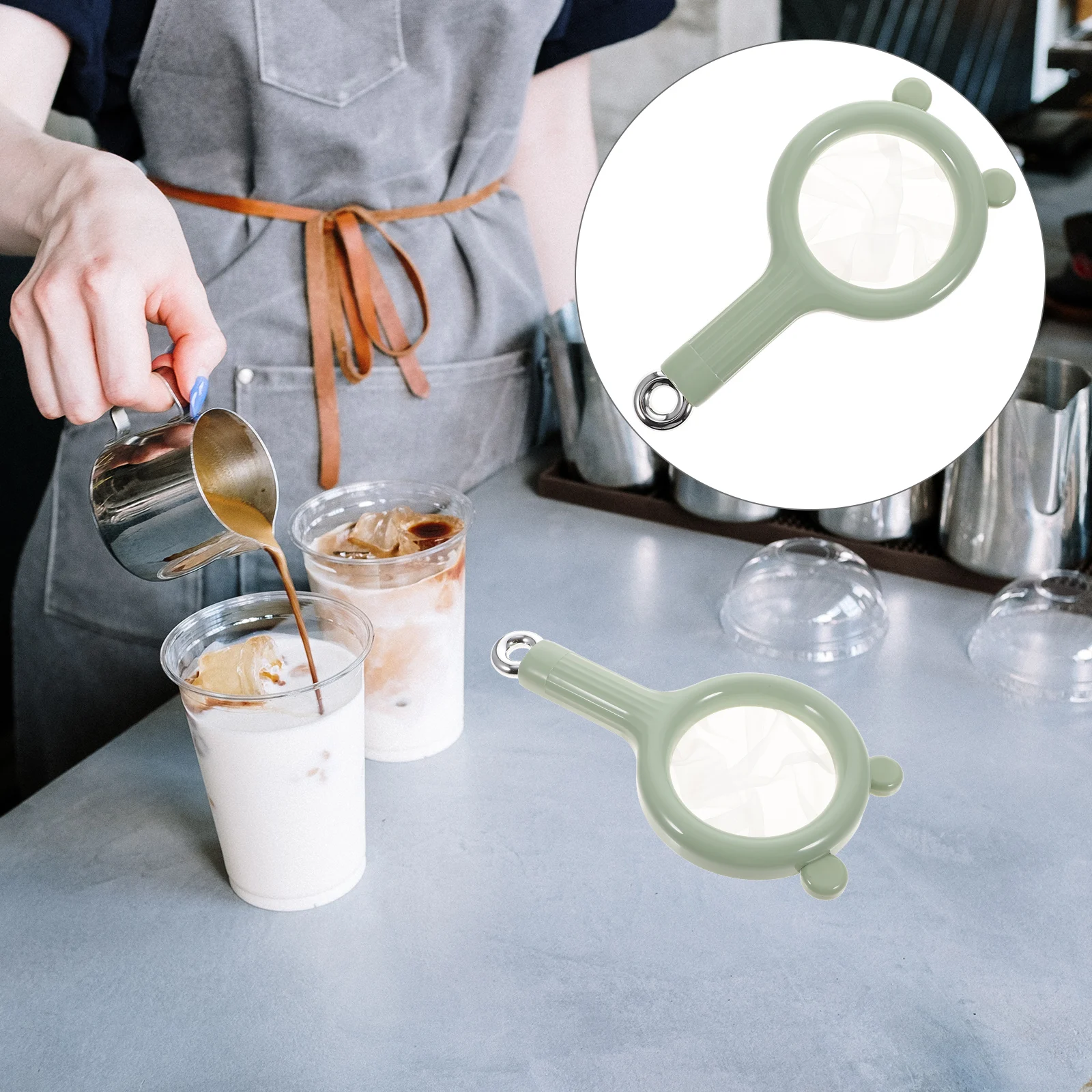 

Filter Screen Loose Tea Strainer Milk Filters Household Ultra Fine Mesh for Juice Pp Yogurt Juicing Bean