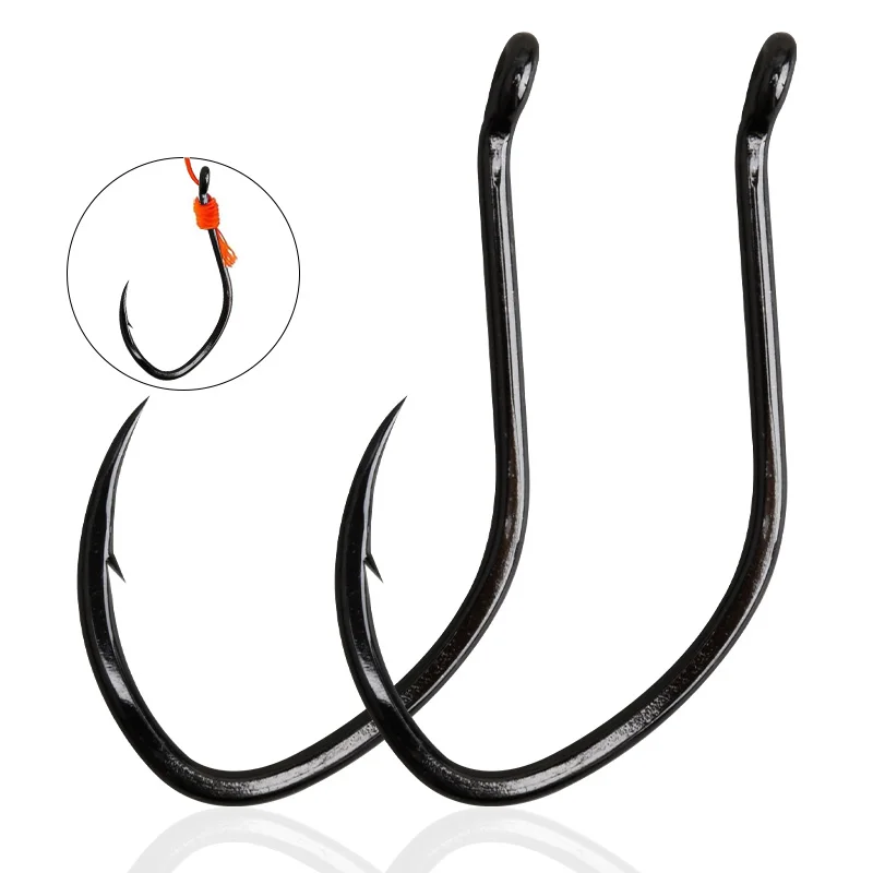 OBSESSION 203102 10pcs/bag Saltwater Fishing Beastly Cat Catfish Hooks 2/0-8/0 High Carbon Jigging Barbed Fishing Hook view 6