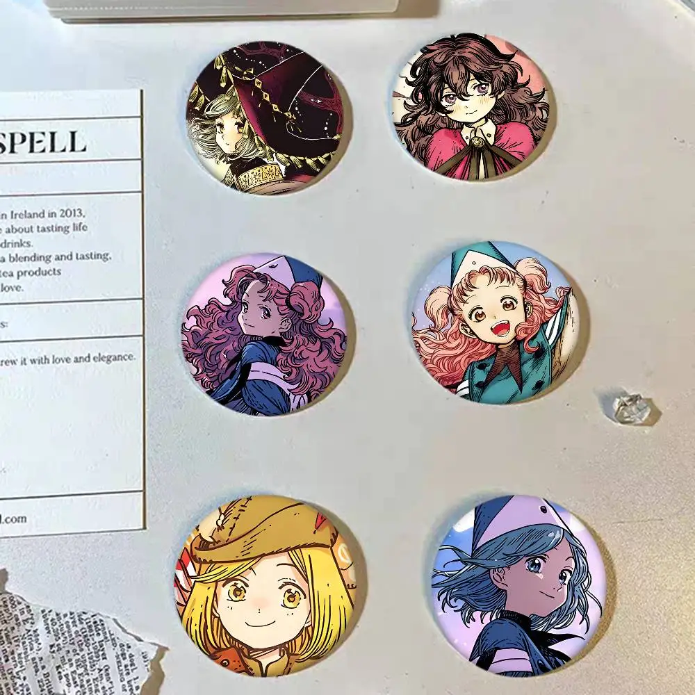 Anime Hexenhut A-Atelier Rundes Abzeichen Kreative Brosche Kleidung Rucksack Accessoires Anstecknadel