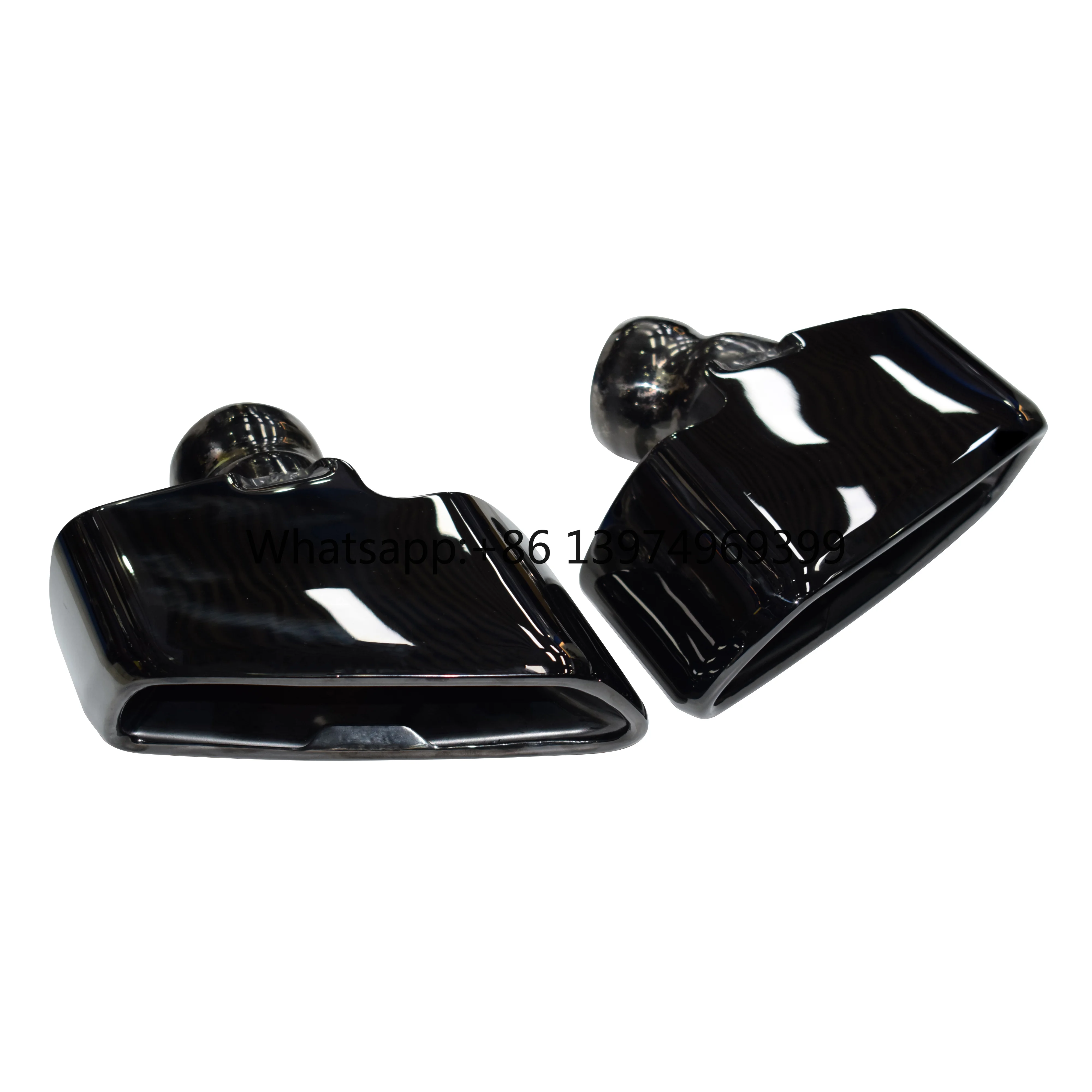 For DEX Exhaust Tips for 2018-2023 5 Series G30 G31 530i 540i Modification MP Stainless Steel Exhaust Pipes  Muffler  Nozzle