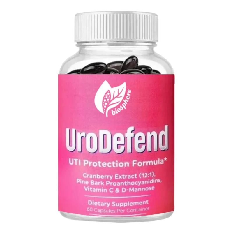 

UTI Urethral Health Protection Formula | Cranberry Extract, Pine Bark Extract, D-Mannose, Vitamin C | 60 Capsules