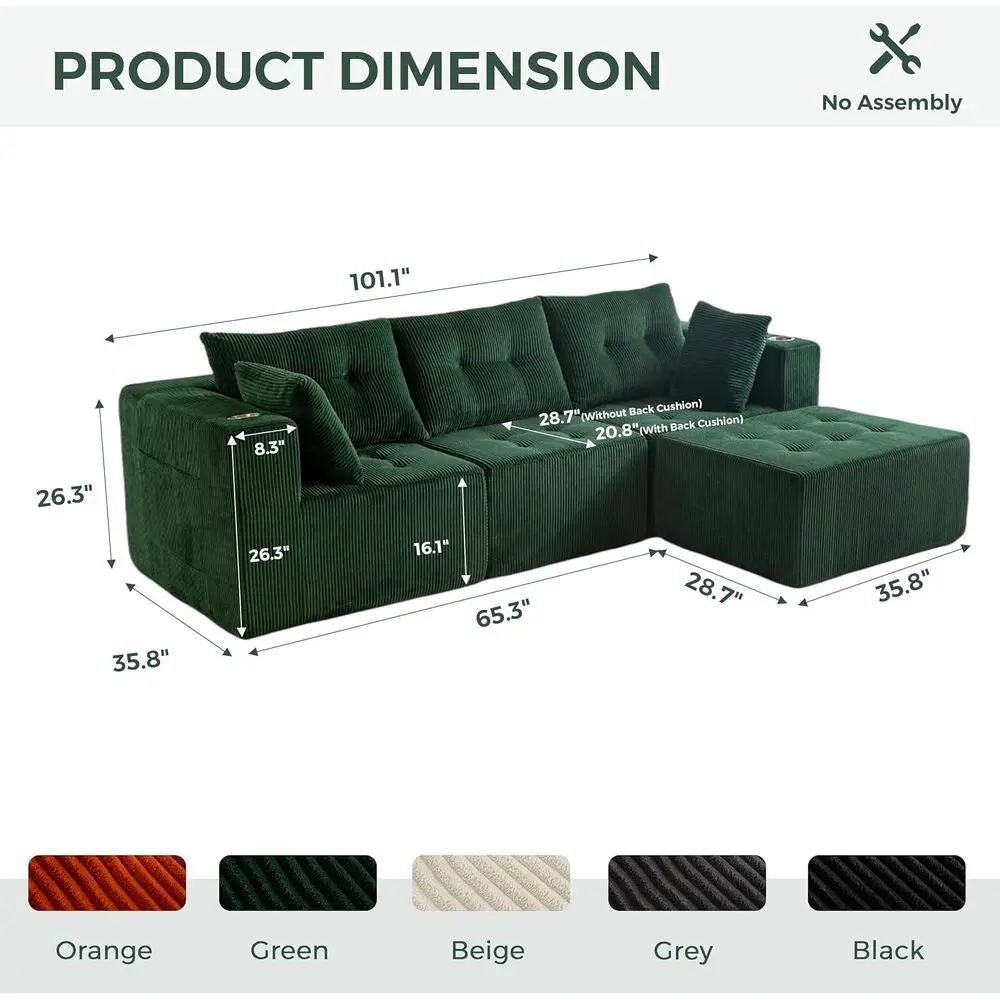 Thumbnail 2 - #1 Best Rated Modular Sectional Sofas to Buy in 2026