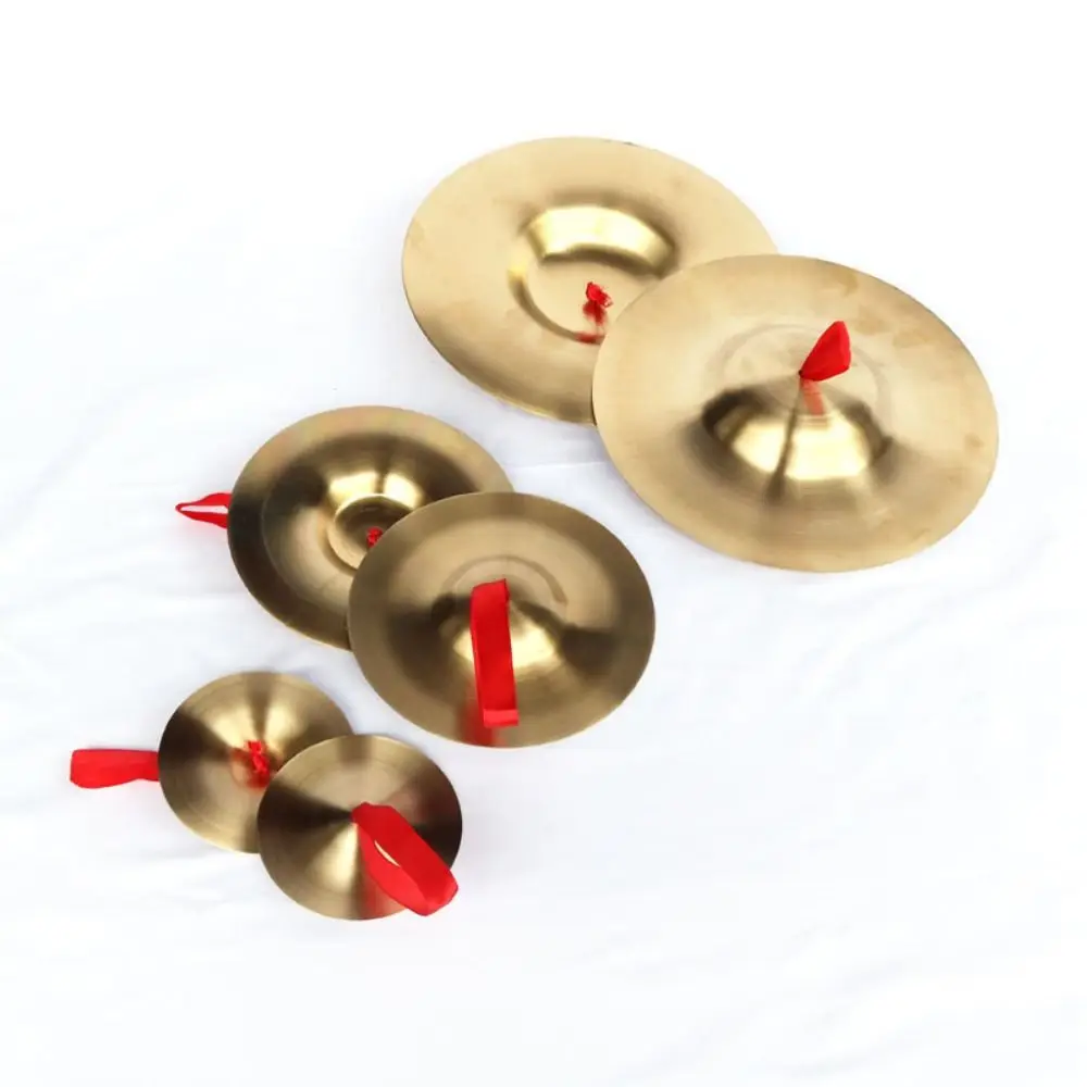 Musical Toys Hand Copper Cymbals Brass Instrument Percussion Mount Cymbals Percussion Traditional Chinese Gong Children