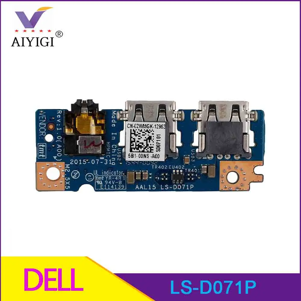 Original For Dell Inspiron 15 5558 5555 5559 5551 P51F USB Audio Board 02WMGK 2WMGK CN-02WMGK AAL15 LS-D071P