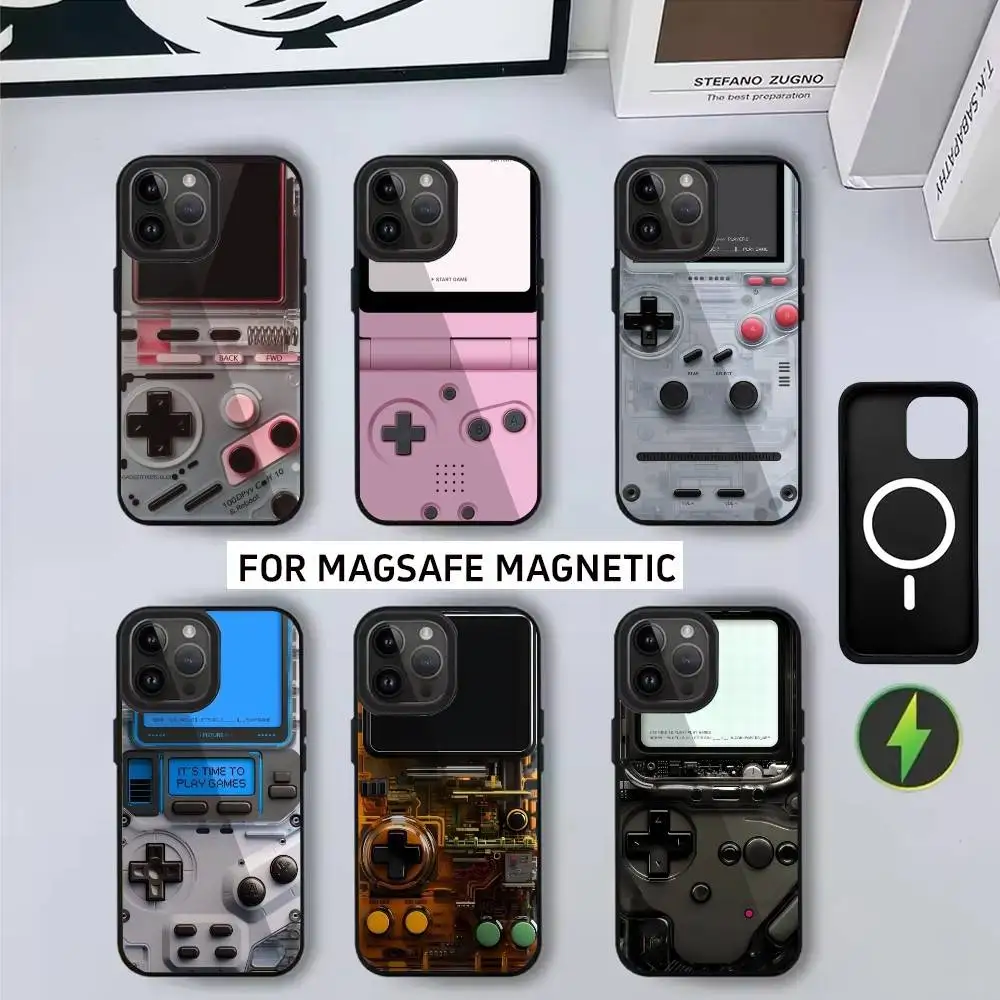 

Play G-Game C-consoles Phone Case For iPhone17,16,15,14,13,12,11 Plus,Pro Max Magnetic For Magsafe Wireless Charging