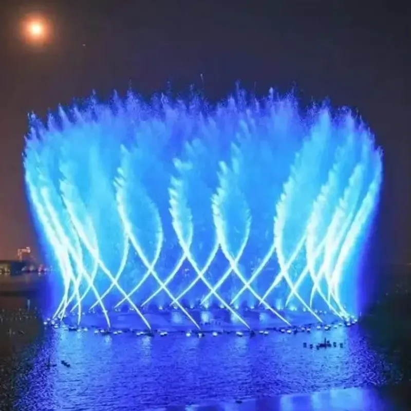 for Musical Dancing Fountain Customized Programmed Graphical Water Feature Garden Yard Decor Outdoor Landscape Lighting