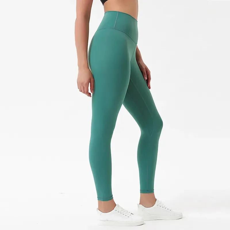 High Waist Yoga Pants Women Push-up Fitness Leggings Soft Elastic Hip Lift Sports Pants Running Training Lady 28 Colors
