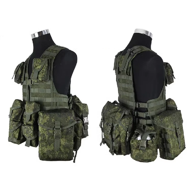 Russian 6Sh117 Tactical Molle Vest EMR/PKM Accessories Bags Multi Functional Packages Outdoor Combat Equipment Bags