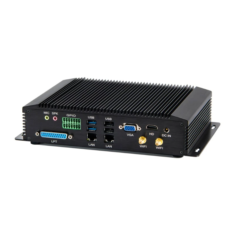 Core i5 7200U all-aluminum fanless mini industrial computer 3G/4G micro industrial computer embedded host
