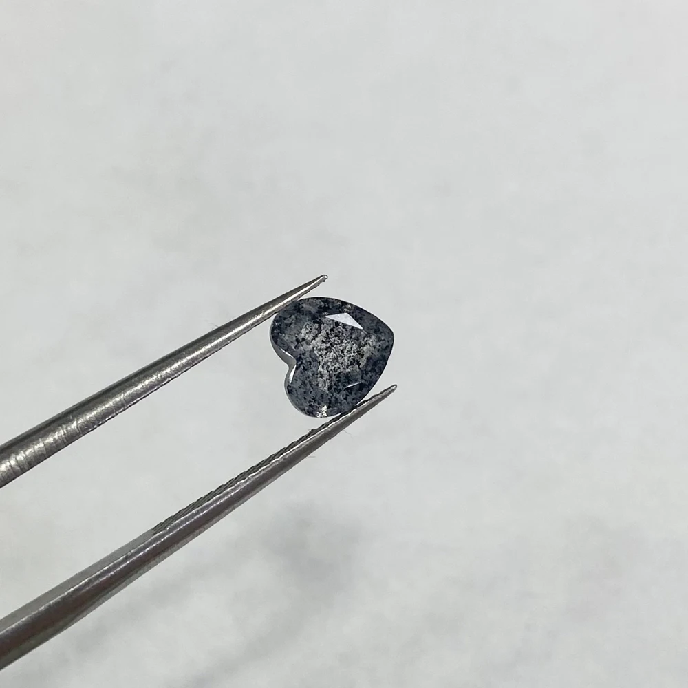

Real Natural Herkimer Diamond Loose Gemstone Crystal Quartz Heart Cut 6/7mm for Silver Gold Mounting DIY Jewelry