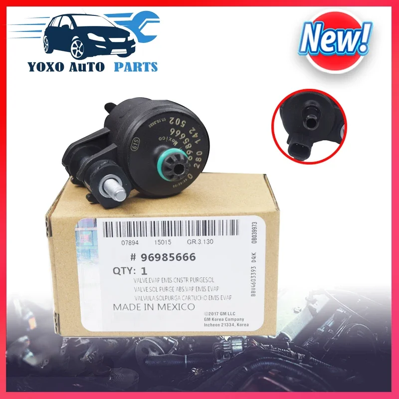 96985666 Engine Vapor Canister Purge Control Valve Solenoid For 2013-2015 Chevrolet Spark 96985666 0280142502