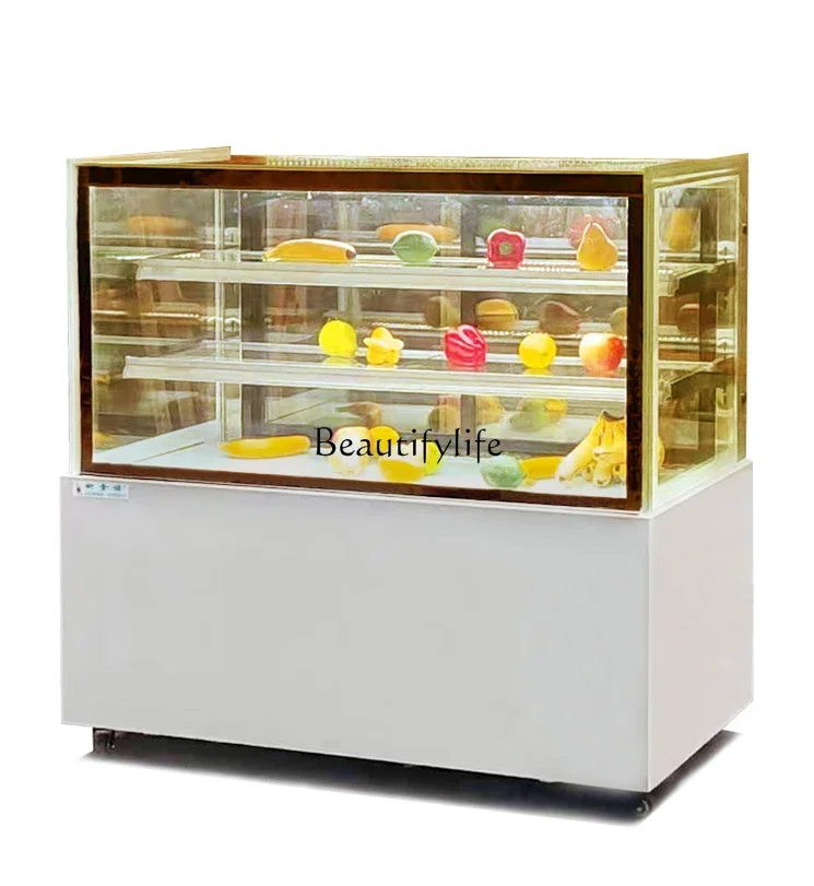 

FG44Display Cabinet Dessert Cooked Food Refrigerated Commercial Fruit Fresh Desktop Air-Cooled Cake Counter
