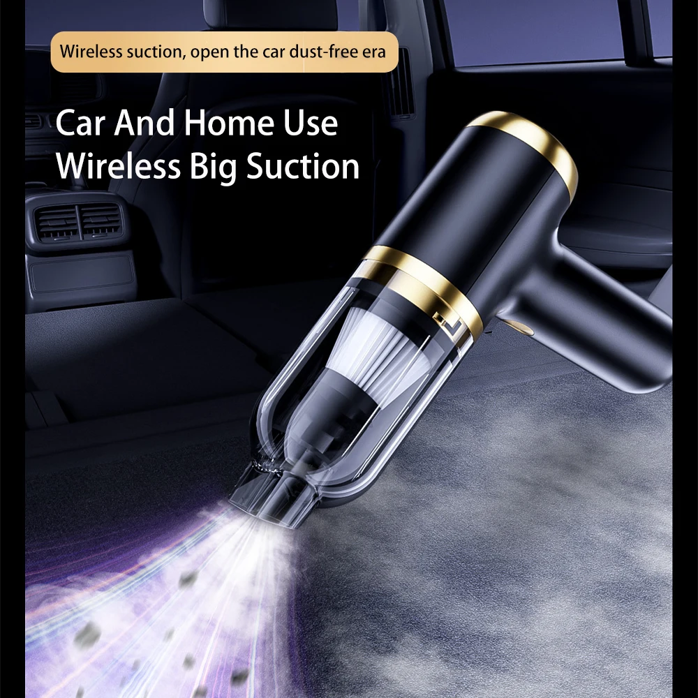 Rechargeable Mini Portable Handheld Vacuum Cleaner Wireless Cordless For Home & Car Use