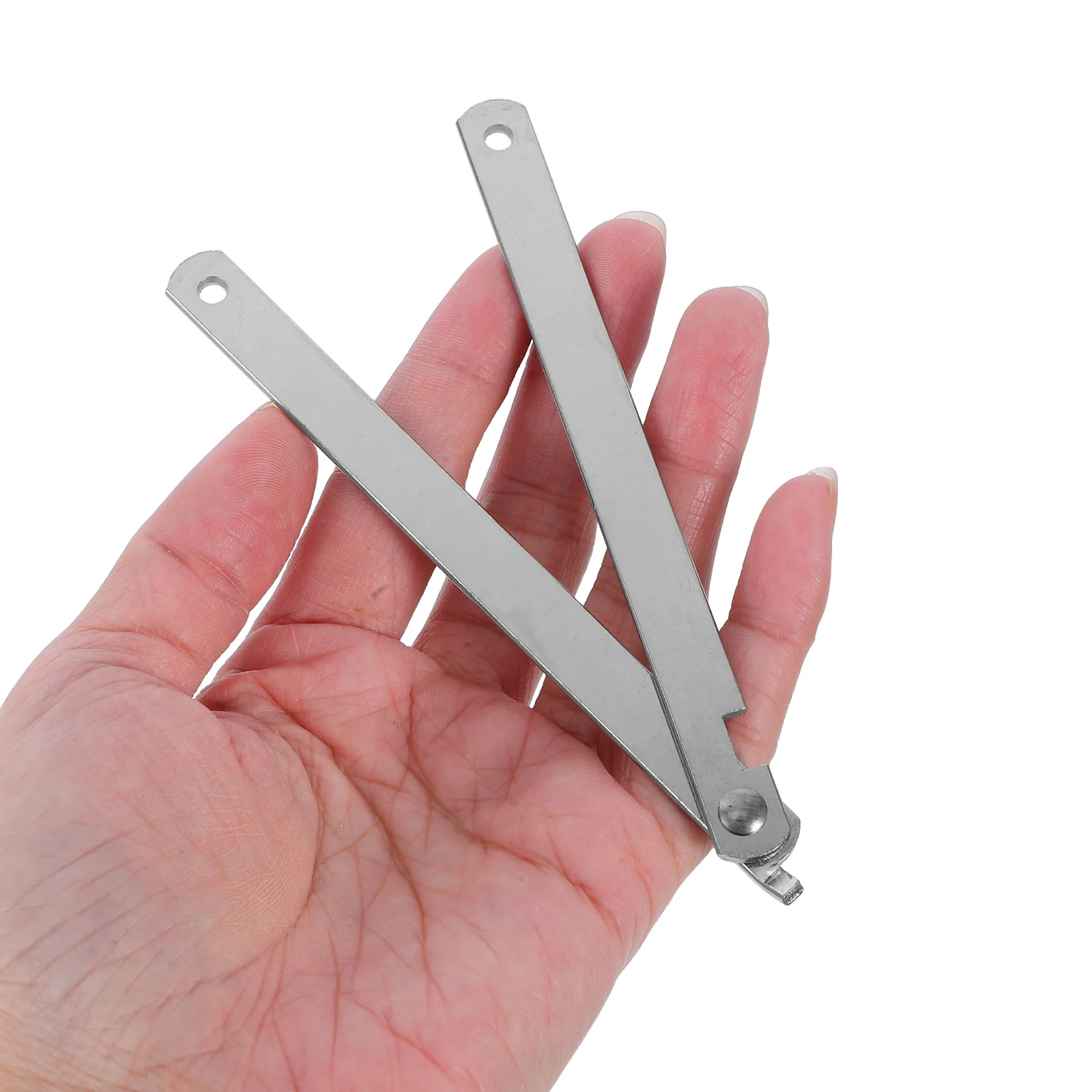 

8 Pcs Folding Pull Rod Curved Adjustable Support Door Handle Pulls Cabinet Lifting Bracket Silver Lifts for Installing Cabinets