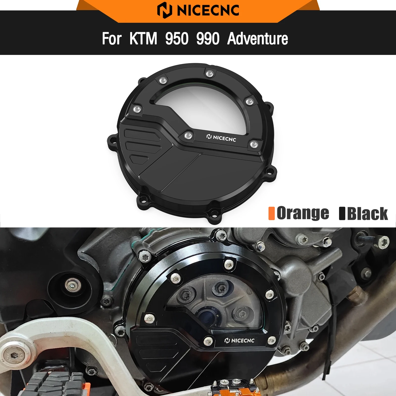 

Transparent Clutch Cover For KTM 950 Adventure 990 Adventure 990 LC8 Adventure 990 SMT SMR 990 Super Duke R 950 990 Supermoto