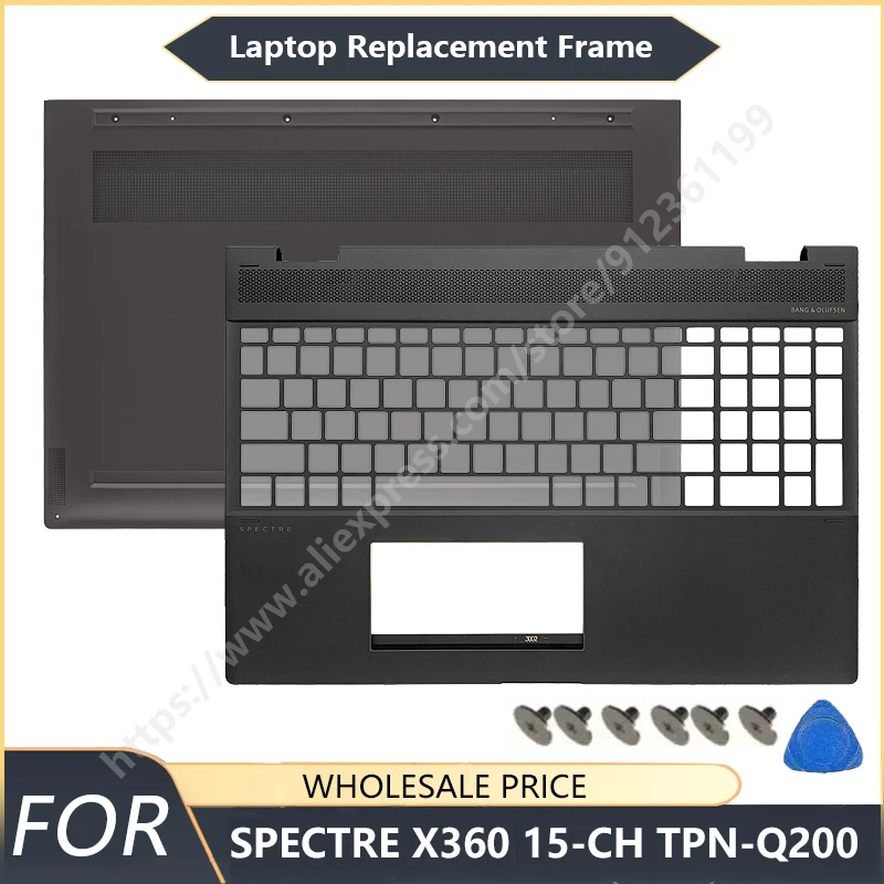 nuevo-para-hp-spectre-x360-15-ch-15t-ch000-funda-inferior-con-reposamanos-para-portatil-marcos-para-portatil-156-marron