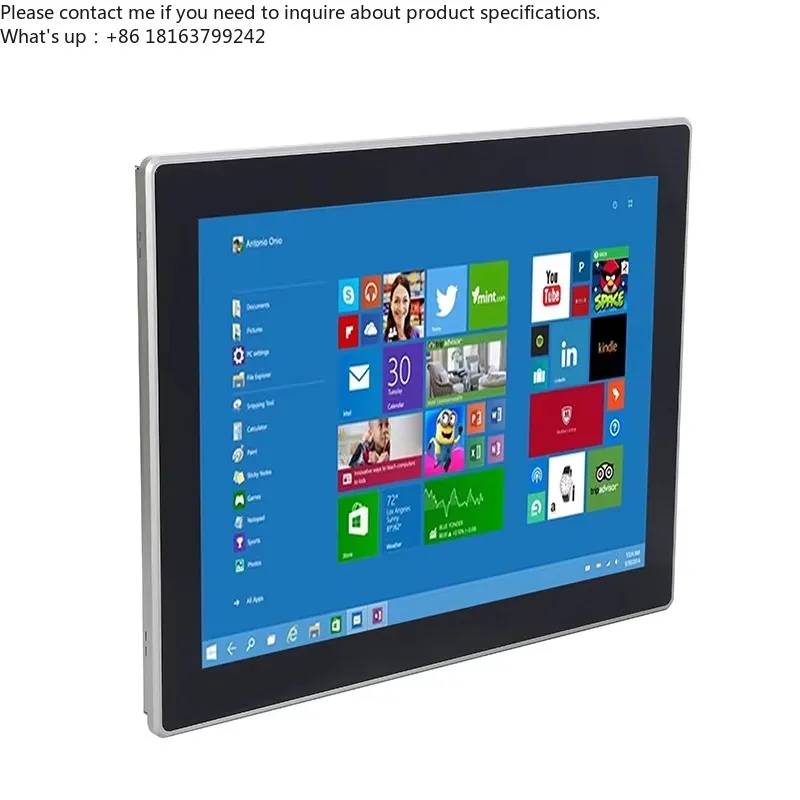 

IP65 Waterproof Fanless J1900 Industrial Panel PC Aluminum Alloy Embedded 12.1" Flat Touch Screen Industrial All in One Mini PC