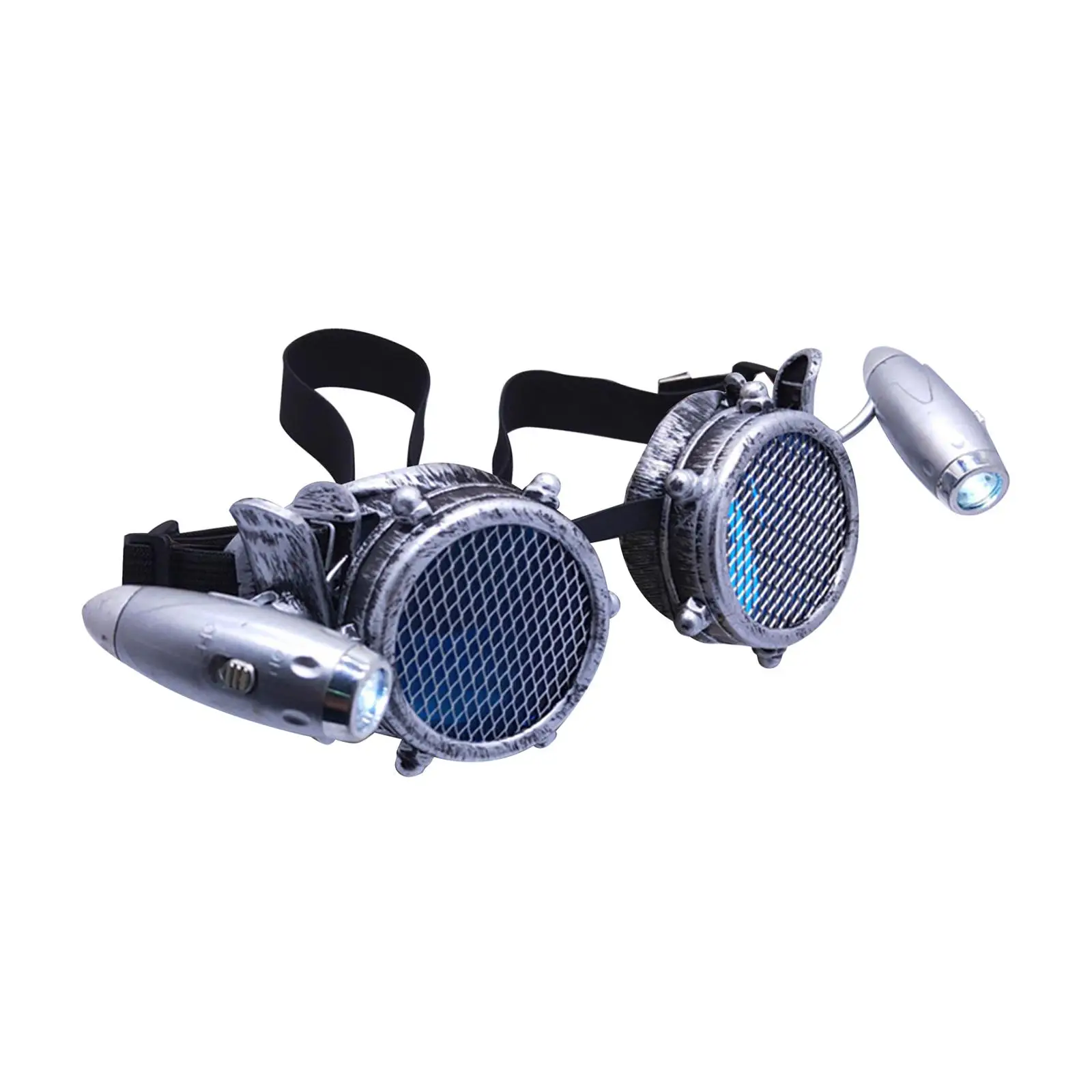 Fancy Steampunk Style Glasses Party Vintage Style Men Women with LED Breathable Rechangeable Costume Prom Cosplay Unique Goggles