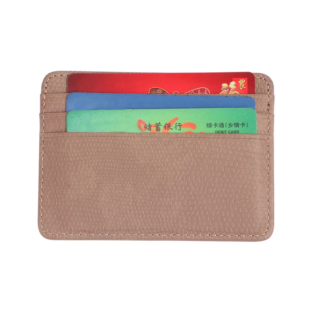 Unisex Money Pouch Lizard Texture Card Holder Credit Card Holder Wallet ID Card Case